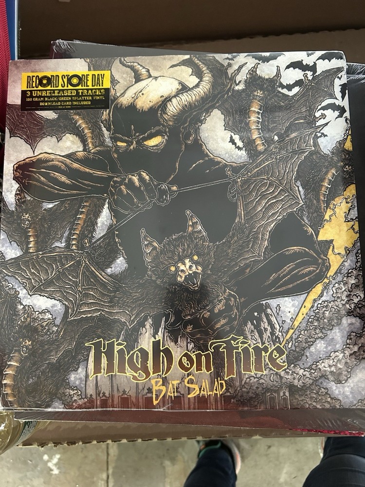 High on Fire Bat Salad 12″ 33RPM Vinyl EP Heavy Metal eOne RSD Colored + DL