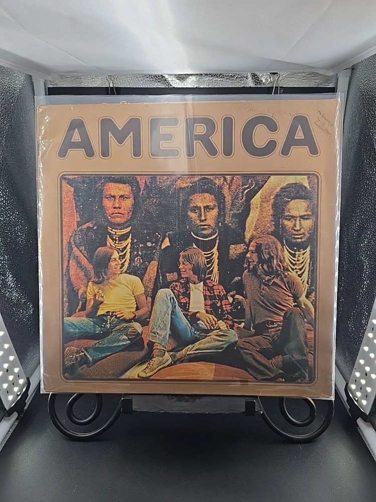 RARE! America Self Titled LP 1971 Warner Bros GEMA FIRST GERMAN PRESS VG/VG
