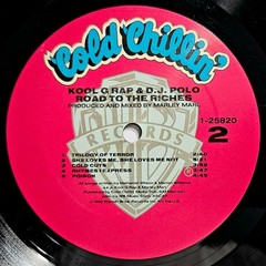 1989 – KOOL G RAP & D.J. POLO – ROAD TO THE RICHES LP – COLD CHILLIN’ OG PRESS