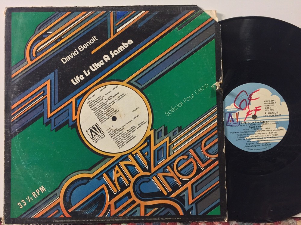 David Benoit Life Is Like A Samba EX jazz funk disco