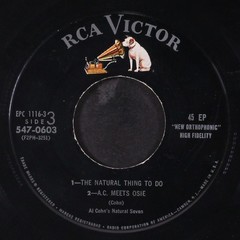 AL COHN: the natural seven RCA 7″ 3x EP 45 RPM