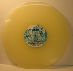 Colored Vinyl Record – New York Rubber Rock Band – Disco Single – Cream Vinyl.