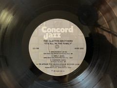 The Clayton Brothers w/Emily Remler-It’s All In The Family-Concord Jazz 138 NM-!