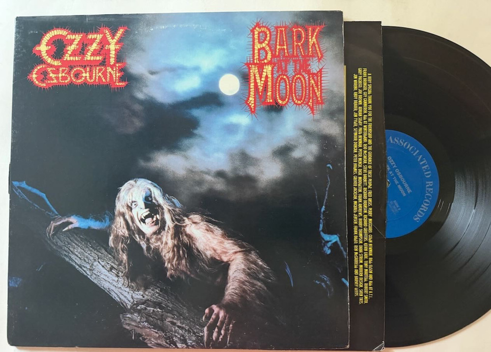 Ozzy Osbourne LP “Bark at The Moon” CBS 38987 ~ 1983 1st Press. PROMO VG+