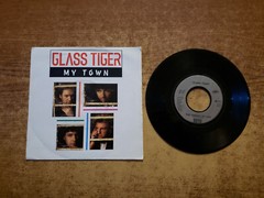 1990S MINT-EXC Glass Tiger MY TOWN/The Tragedy Of Love EM 212 45