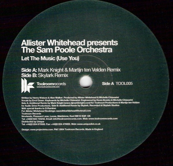 Allister Whitehead – Let The Music Use You – Used Vinyl Record 12 – Y5826z