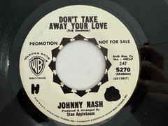 Northern Soul PROMO 45 – Johnny Nash “Moment of Weakness” Wanrer Bros NM HEAR