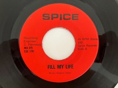 Private Lounge Rock Soul 45 & Pic Sleeve SPICE Fill My Life/Still Got My Music