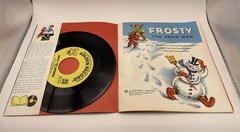 Frosty The Snowman Read Hear A Little Golden Book Vinyl And Book (Not Tested)