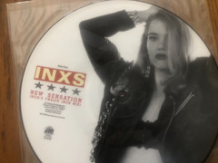 Vintage 1988 INXS NEW SENSATION Limited Edition 12″ Picture Disc + LIVE BABY CD!