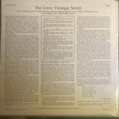 VINTAGE SEALED JAZZ – 12″ 33 rpm LEROY VINNEGAR Contemporary S7542 reissue 1958