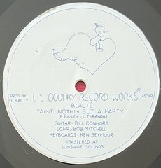 BEAUTE~AINT NOTHING BUT A PARTY 12″ RARE ELECTRO SOUL FUNK DISCO~LIL BOONKY