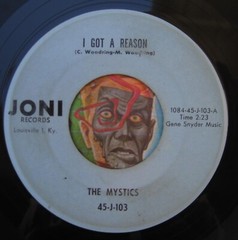 HEAR Mystics 45 Paradise / I Got A Reason JONI 1084 R&B doo wop