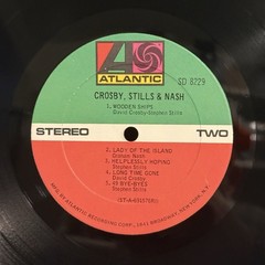 CROSBY STILLS NASH 1972 Atlantic AT/AB Reissue SD8229 1841 Broadway Folk Rock EX