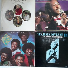 Lot of 16 Vtg VG-70s-80s Black Gospel Singers & Choirs 33 RPM Records