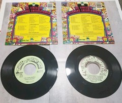 Vtg Peter Pan Marvel Disney Fox Pre-School 10 Set 45rpm 33 1/3 7″ Records Boxed