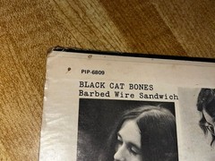 Black Cat Bones – Barbed Wire Sandwich LP Vinyl Record PIP 6809 1970 Blues Rock