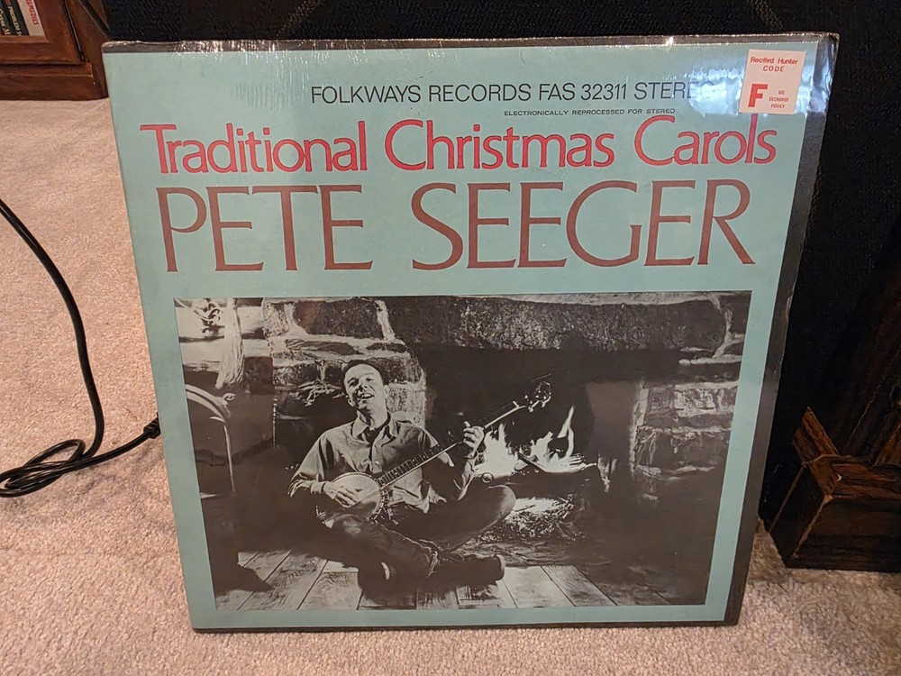 Pete Seeger ‎– Traditional Christmas Carols 1967 Folkways FTS 32311 Vinyl SEALED