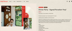 Niall Horan Dinner Party Indie-Exclusive Porcelain Vinyl +Signed Art Card SEALED