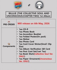 BILLLIE [THE COLLECTIVE SOUL AND UNCONSCIOUS:CHAPTER TWO] 1st Album CD+Book+Card