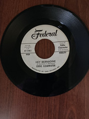 HEY BERNADINE/A REAL GOOD TIME /EDDIE CLEARWATER 1962 (COLLECTOR 45) (REDUCED!)