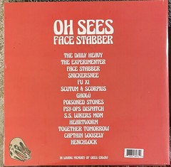 OH SEES Face Stabber 2-LP NEW SPLATTER coachwhips pink brown fuzz damaged bug 7″
