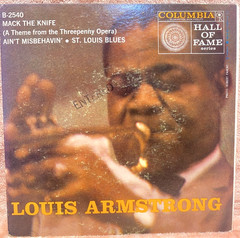 Louis Armstrong Hall Of Fame Series Columbia B-2540 EP 7″ 45rpm
