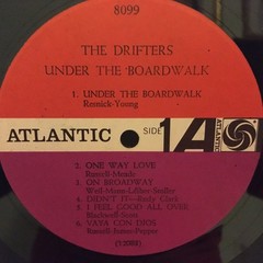 THE DRIFTERS UNDER THE BOARDWALK DOO-WOP R&B ATLANTIC LABEL 8099 VINYL LP 1964