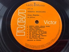 U4-91 JORGE NEGRETE Fiesta Mexicana .. LPVC 103 .. IMPORT