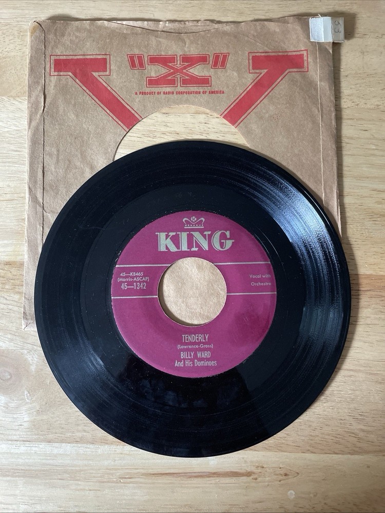 Billy Ward And His Dominoes Tenderly / A Little Lie 45 RPM