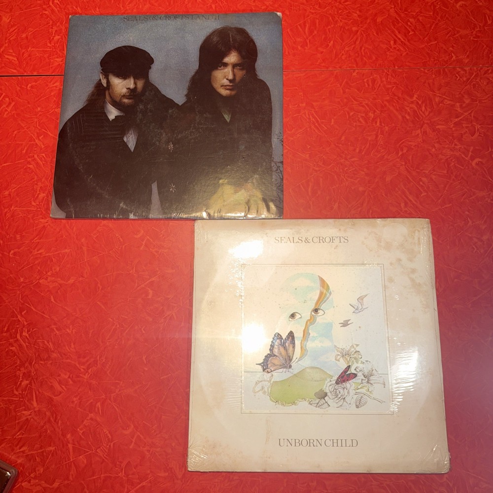 Seals & Crofts UNBORN CHILD and I and II factory sealed 1st press LPs no barcode