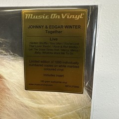 Johnny Winter & Edga – Together – Limited 180-Gram White Colored Vinyl Used Read