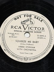 Arbee Stidham – Promo – Losing you / Squeeze Me Baby – Victor Vinyl RARE Blues