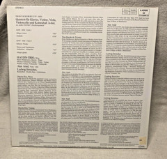 Sealed Vintage LP 1982 Schubert Forellenquintett (Trout Quintet) German Pressing