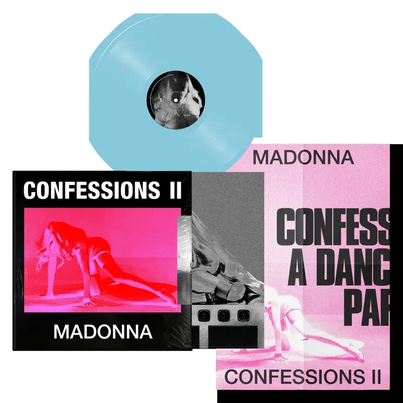 MADONNA Confessions II TIK TOK BABY BLUE 12″ VINYL LP NEW Limited Edition