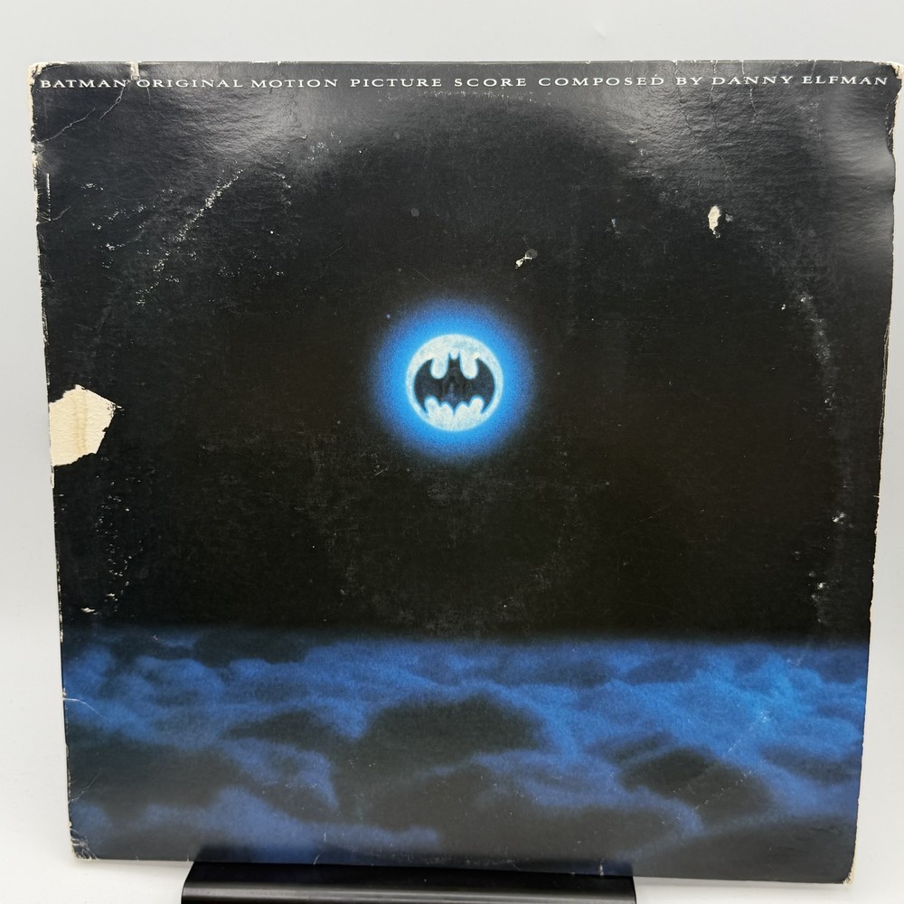 Batman Original Motion Picture Score Vinyl LP Danny Elfman 1989 Warner Bros