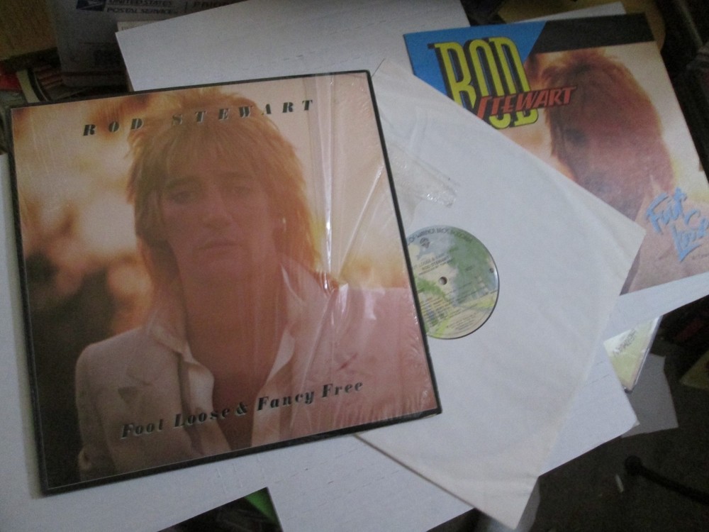 Rod Stewart LP Foot Loose & Fancy Free 1977 BSK3092 Vinyl EX-NM SHRINK W BOOKLET