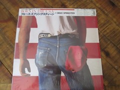 Bruce Springsteen Born in the USA Japanese Pressing with OBI and Shrink wrap EX+