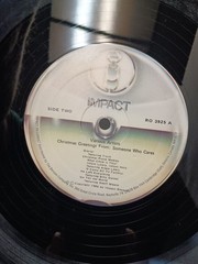 Christmas Greetings Vinyl Record Album from someone who really cares 1986 Impact