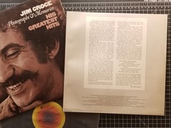JIM CROCE Photographs & Memories LP 1974 VG+/VG+ w/ INNER Greatest Hits VINYL