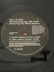 50 Cent Rowdy Rowdy How To Rob Single 1999 Rap Hip Hop Album Vinyl Record VG