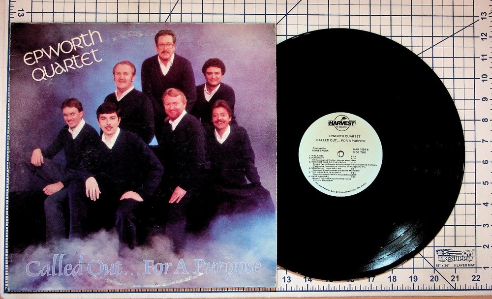 Epworth Quartet – Called Out For A Purpose LP Record Harvest Gospel 33 RPM