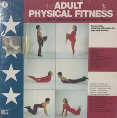 ADULT PHYSICAL FITNESS 1981 SEALED LP Jazz-Rock 80s Spoken Word Exercise Routine