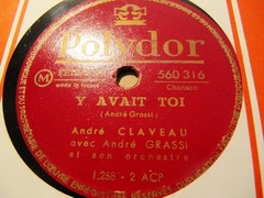 ANDRE CLAVEAU Prince de la Chanson Y AVAIT TOI Joli Chapeau Andre Grassi POLYDOR