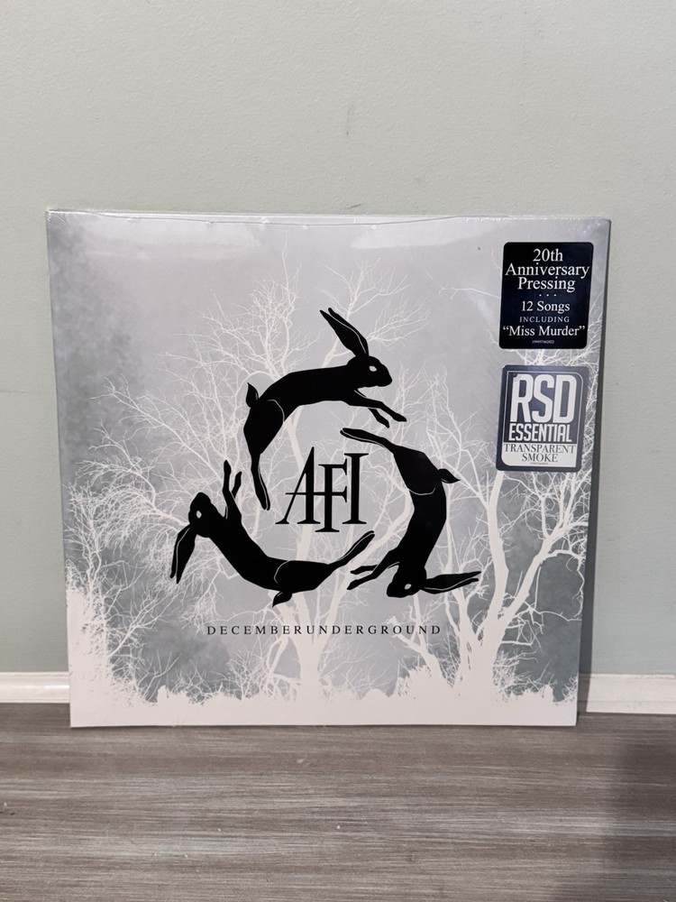 AFI DECEMBER UNDERGROUND RSD Essentials Transparent Smoke Vinyl 🆕🎙️