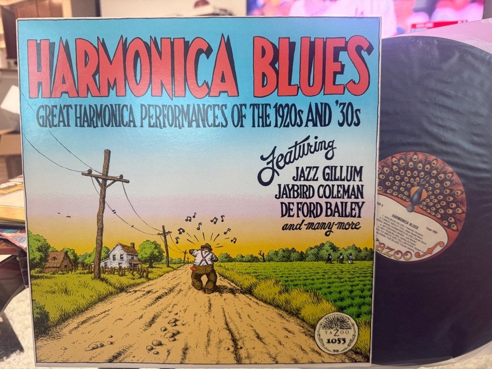 HARMONICA BLUES Of The 1920s And ’30s (1976) LP Yazoo NM TO UNPLAYED VINYL LP