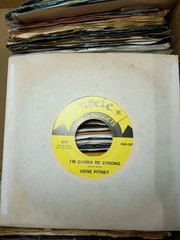 Wholesale box lot of 100 45 RPM records New Oldie Reissues Billy Stewart Gene P