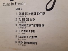 FRANCOISE HARDY Je Vous Aime LP U.S. pressing 1966 Chanson Ye-Ye Great!