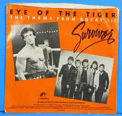 SURVIVOR EYE OF THE TIGER 7″ 45 RPM 1982 GREAT CONDITION! VG+/VG+!!A