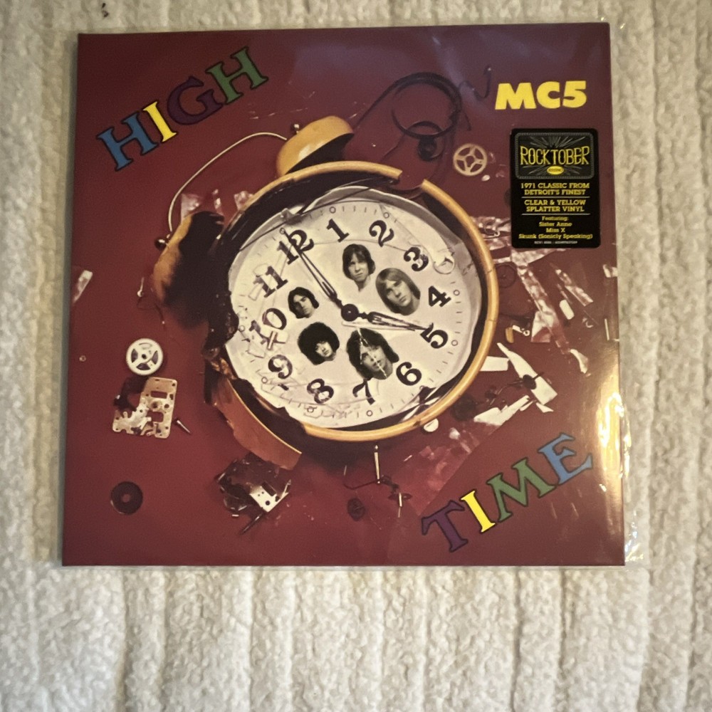 MC5 High Time Atlantic 12″ Colored Vinyl LP Clear/Yellow Splatter Rocktober